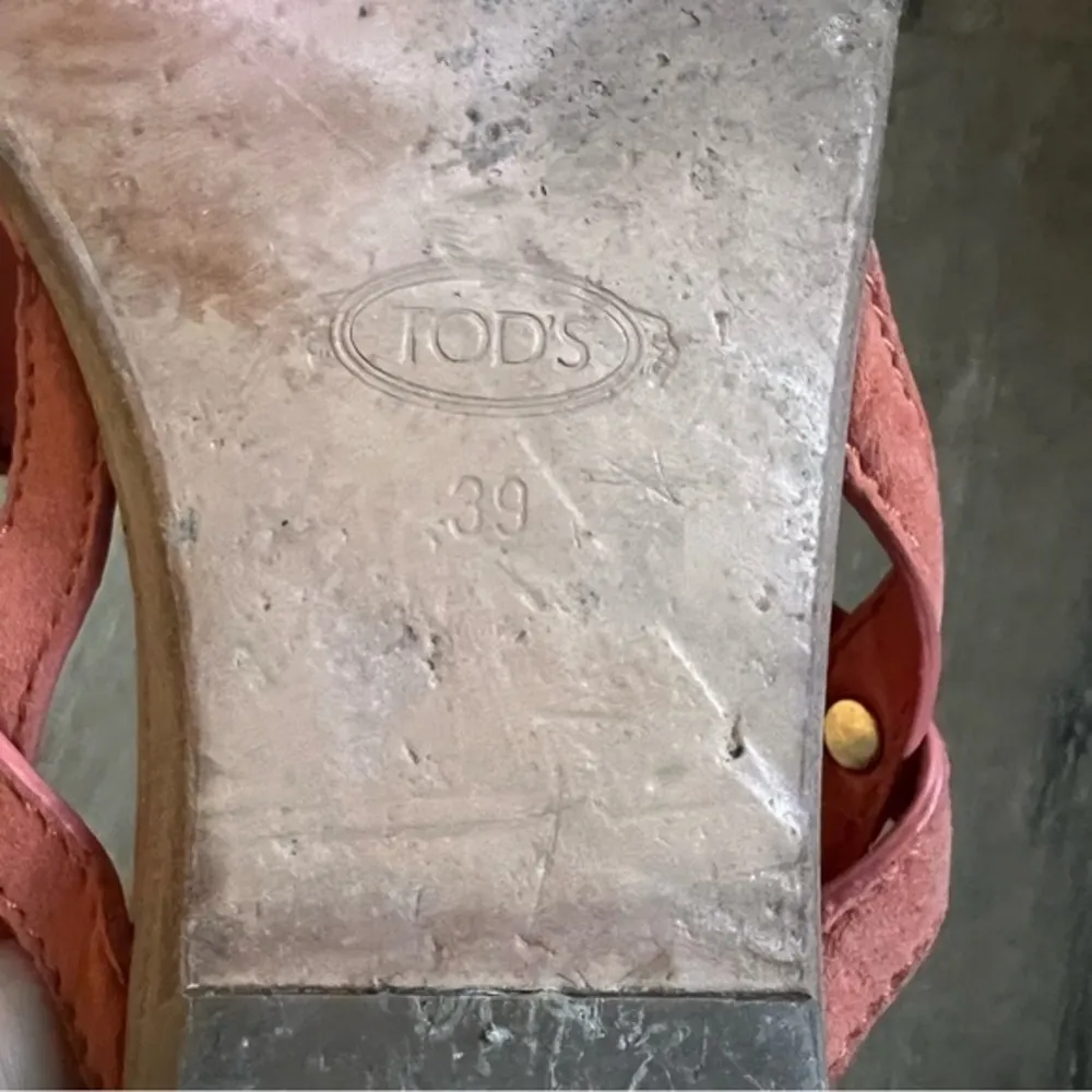 Tod's  Orange Sandals Size 39 - Image 7