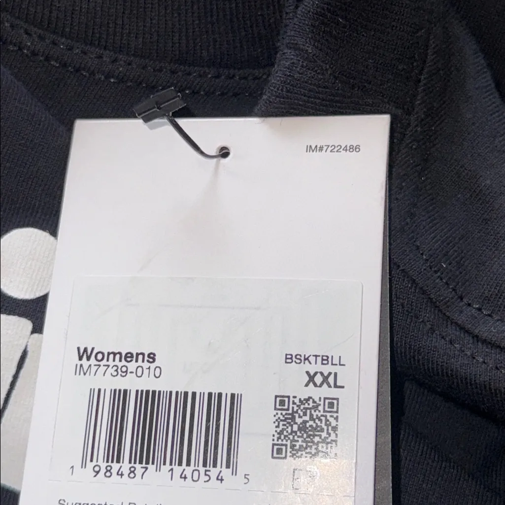 NWT NIKE Women's Winning Looks Good Graphic T-Shirt in Black XXL - Image 4