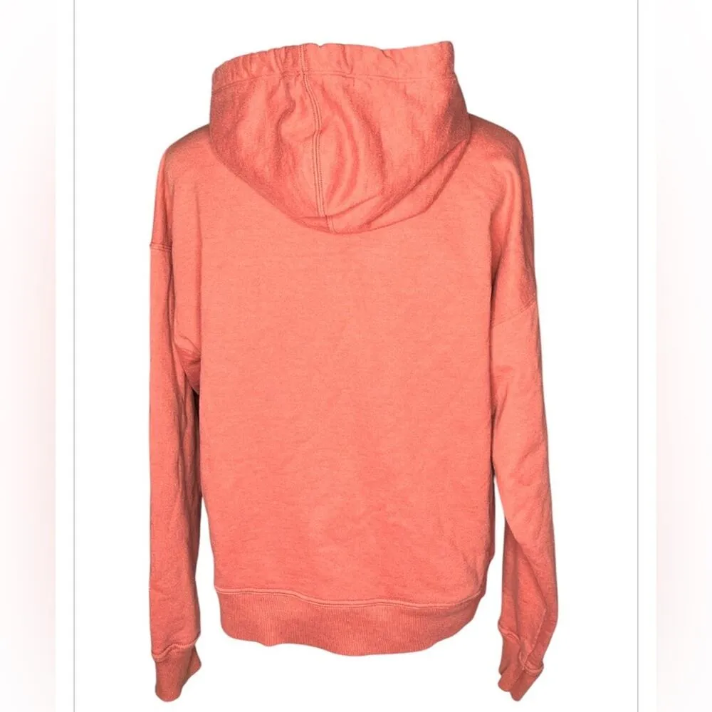 Champion Powerblend fleece classic script women’s pullover hoodie sweatshirt - Image 2