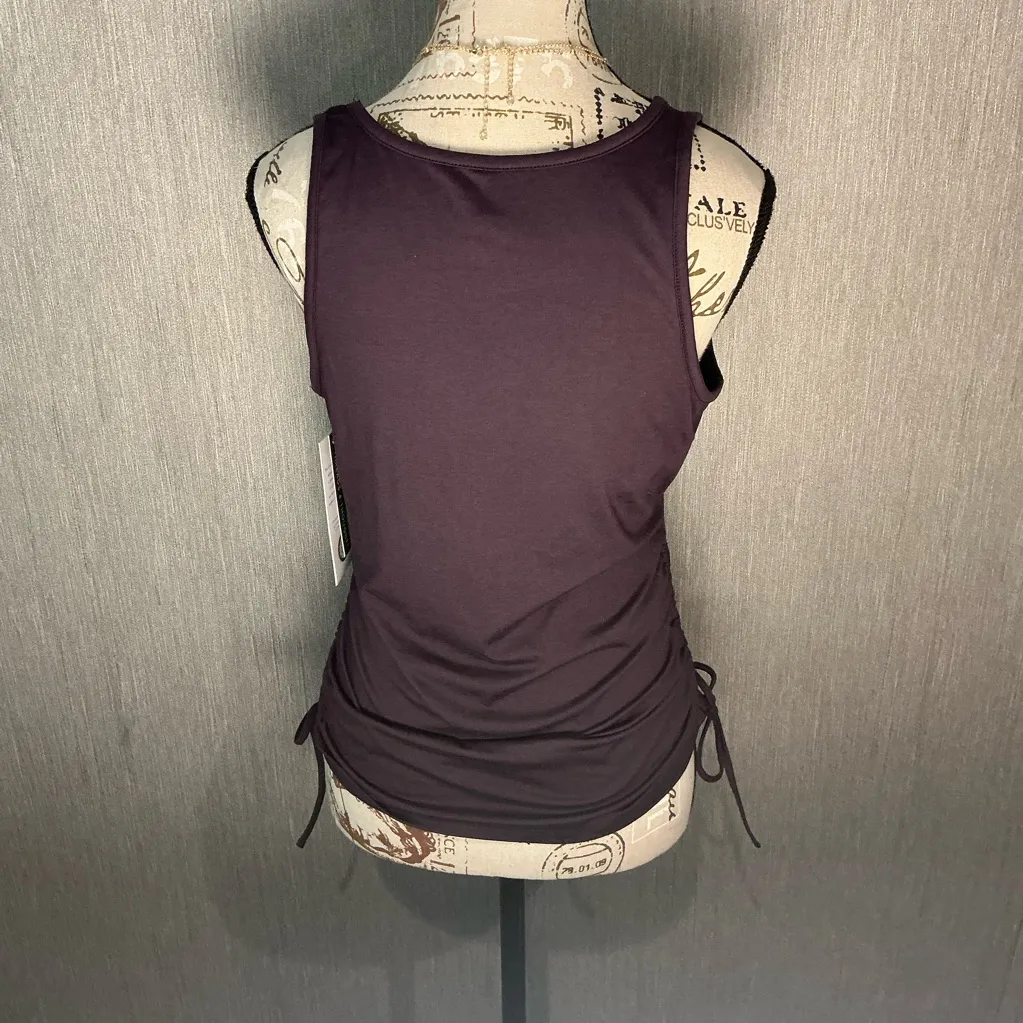 Threads 4 Thought Dark Purple Tank Top Size Medium - Image 3