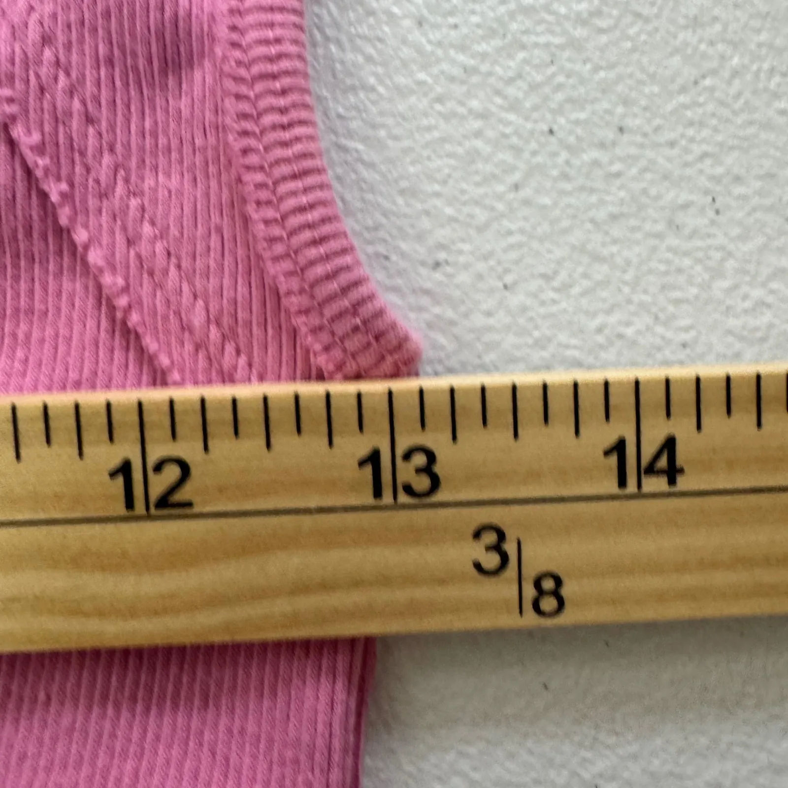 Chic BOHOO WE THE FREE Pink Ribbed Knit Tank Top‎ Size S - Image 5