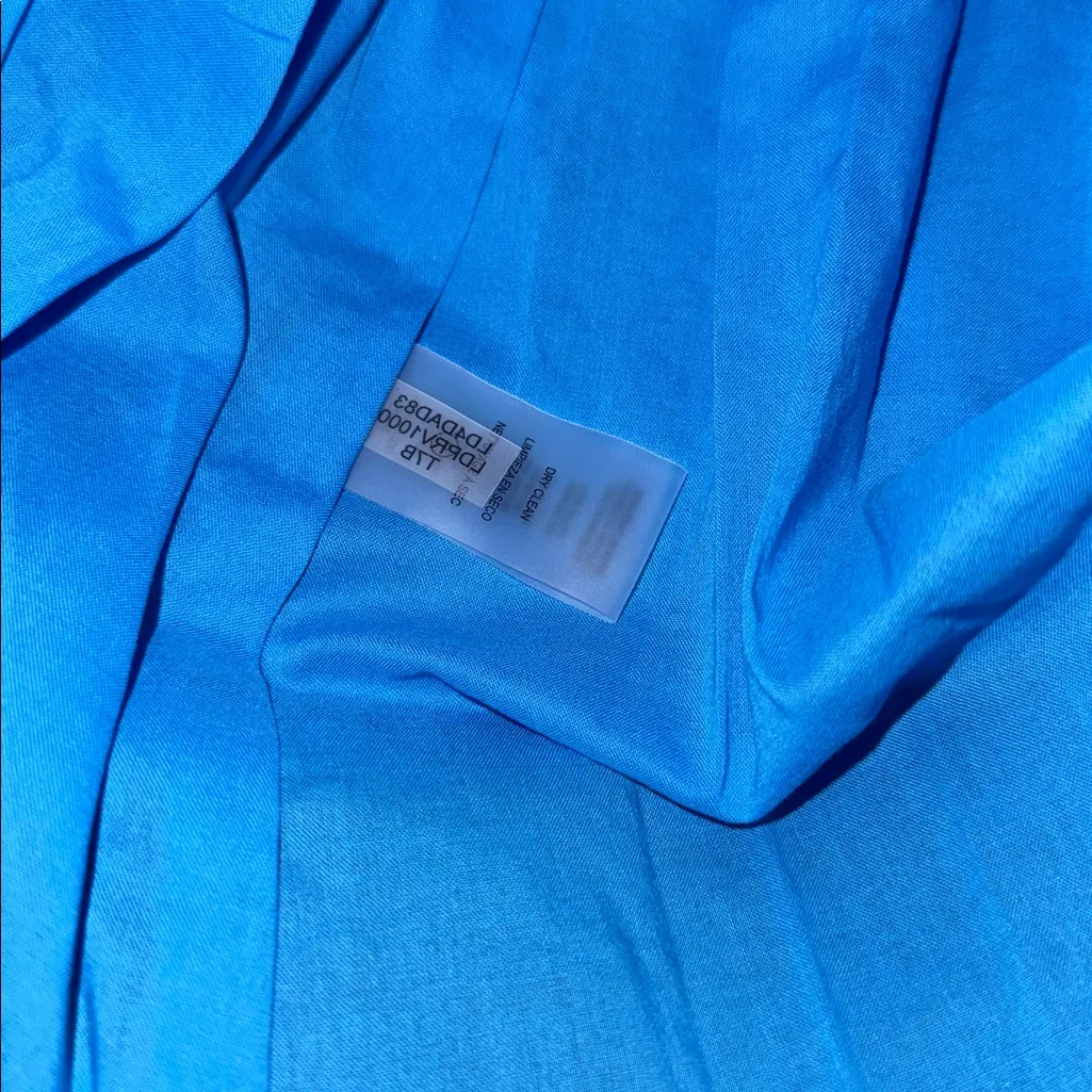 KARL LAGERFELD PARIS
Women's Tie-Neck Smock-Waist Dress - Image 9