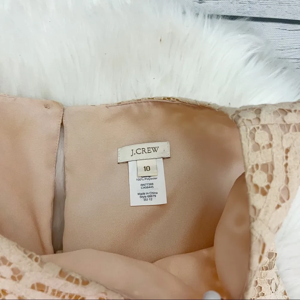 J. Crew Cream Lace Dress - Image 9