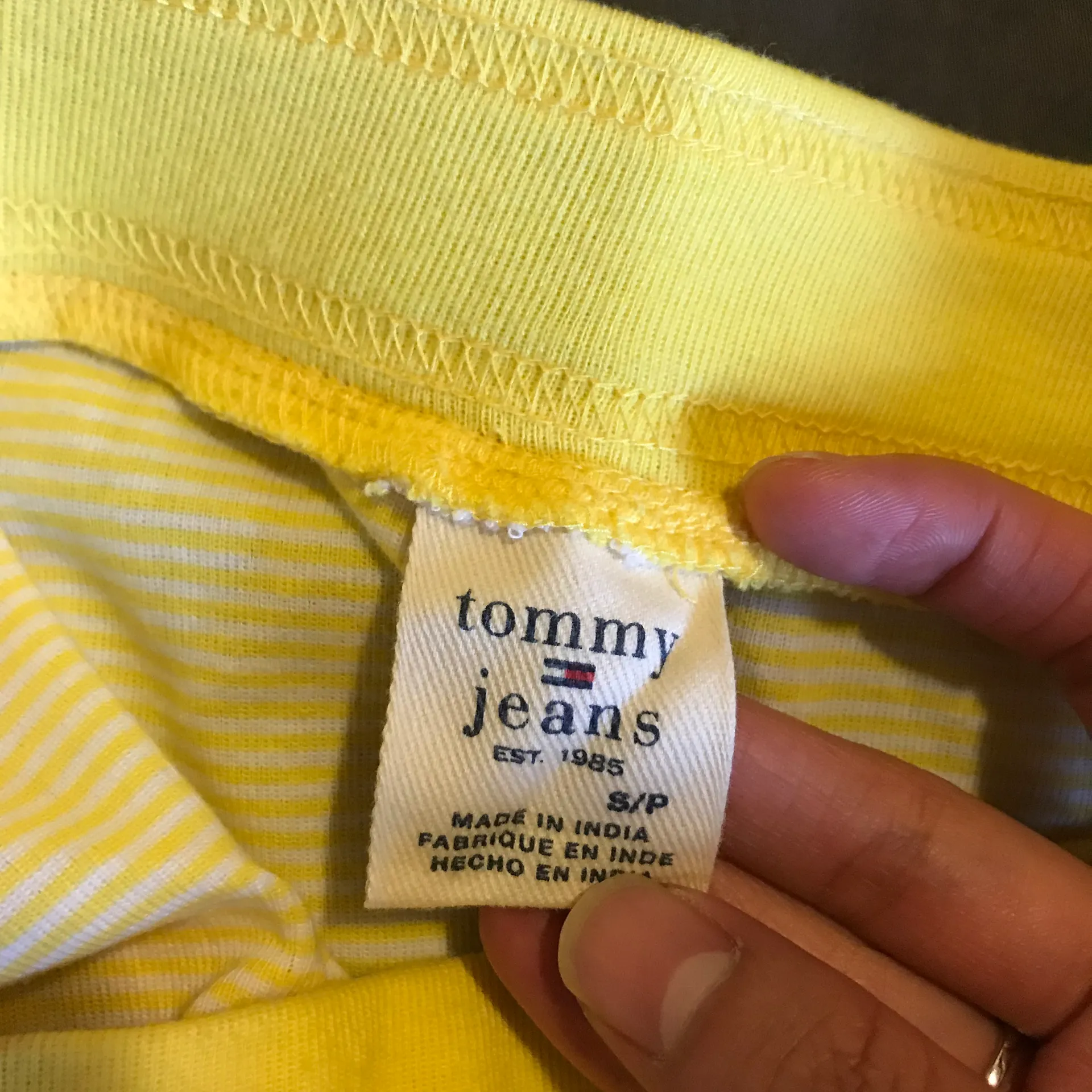 Yellow Tube top Tunic Top Size Small - Image 2