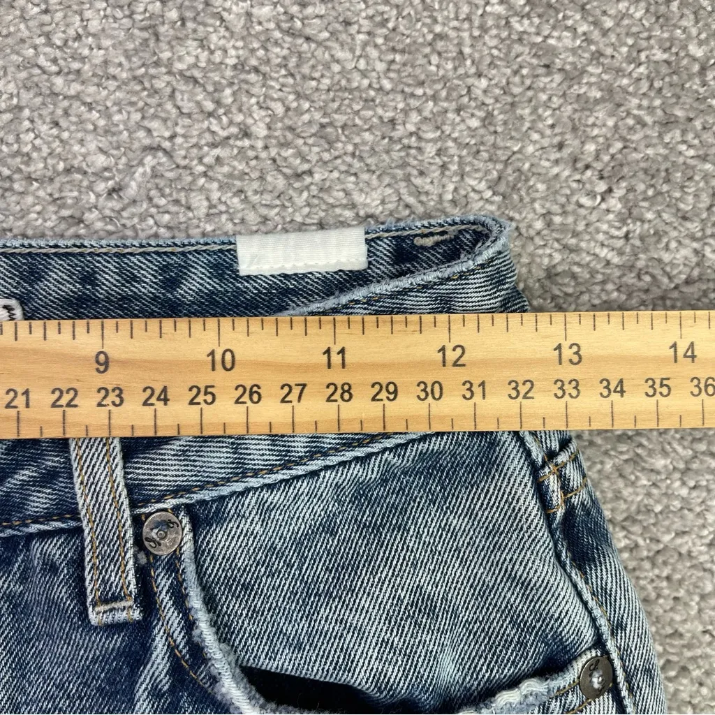 Lovers + Friends Logan Jeans Women’s 24 Blue Tapered High Rise Crop Lost Hills - Image 9