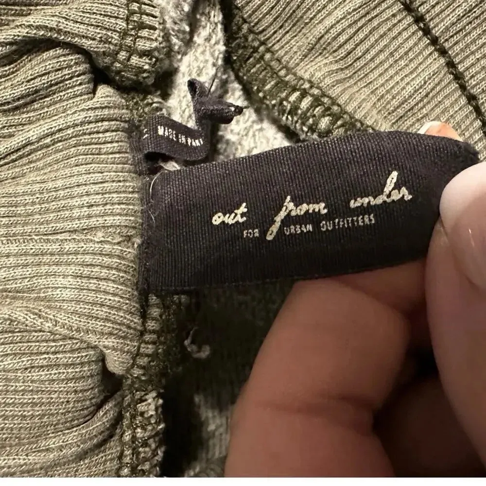 Out From Under Urban Outfitters Lounge Pants Size XS Olive Green Cozy Comfy - Image 4