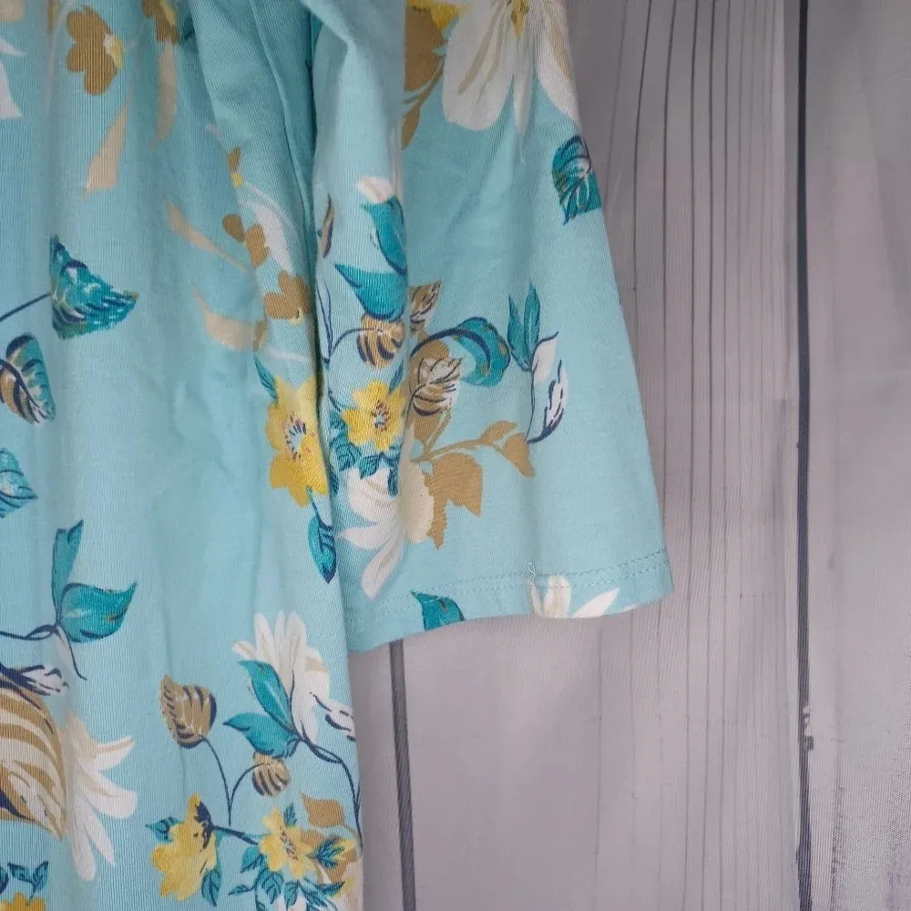 J.Jill Luxe Supima Pleat back tunic 3/4 Sleeve shirt - Image 10