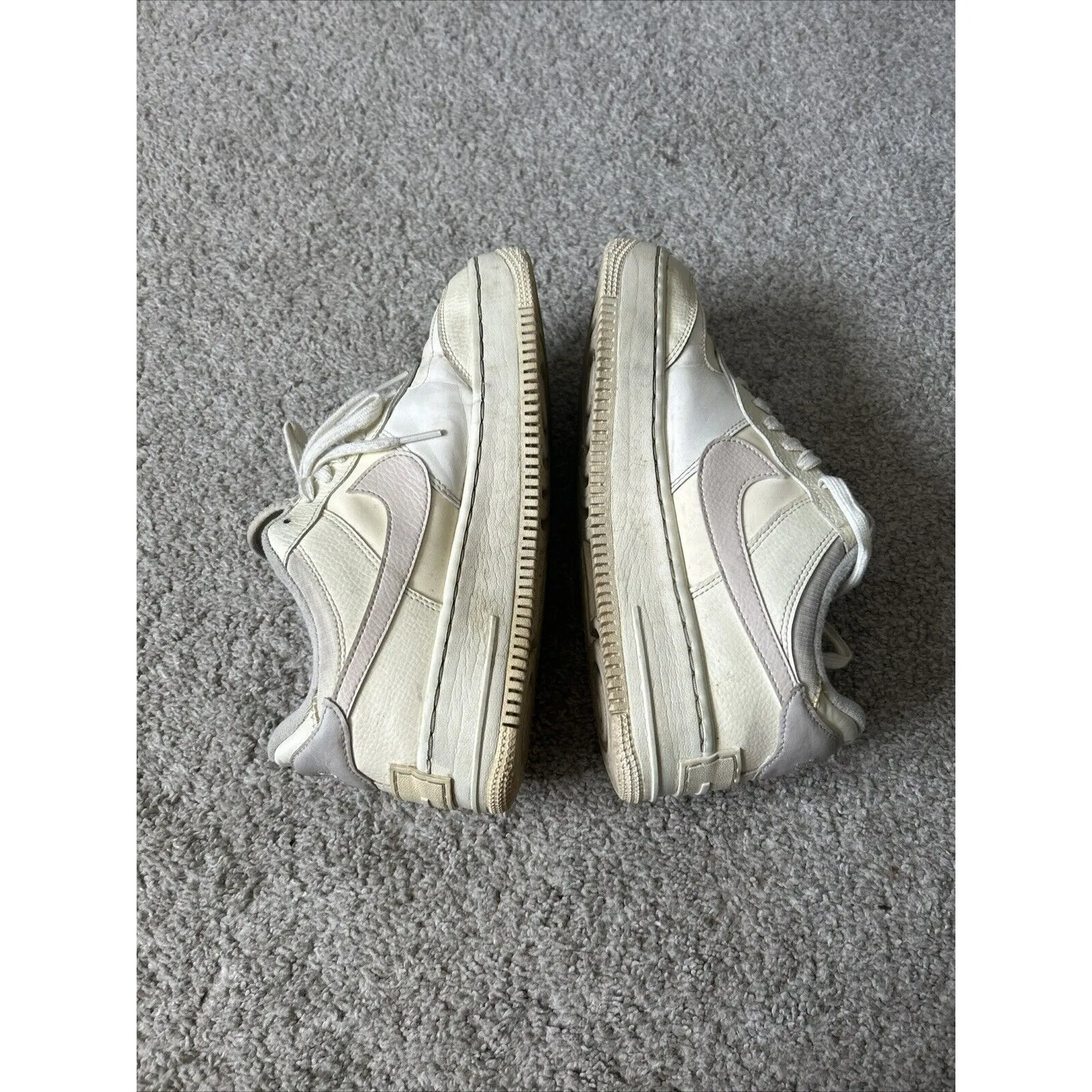 Nike Air Force 1 Shadow Cream Off White EUC‎ Womens Size 10 - Image 8