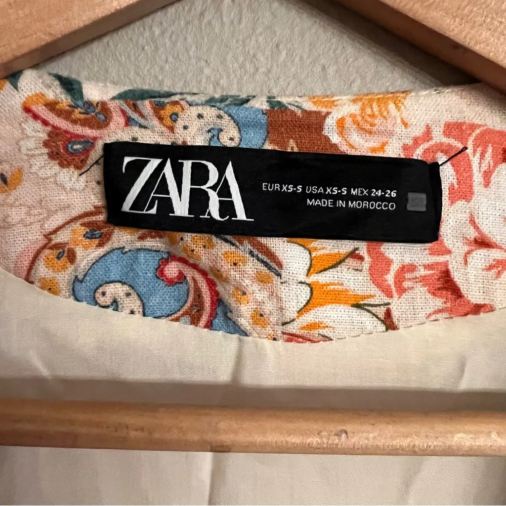 ZARA Patchwork Print Kimono‎ - Image 7