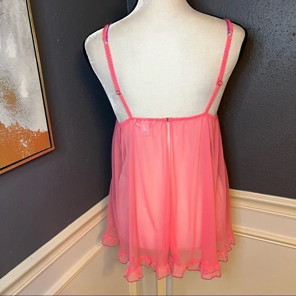 VS Dream Angels Soft Mesh Flyaway Babydoll Teddy/Nightie - Image 7