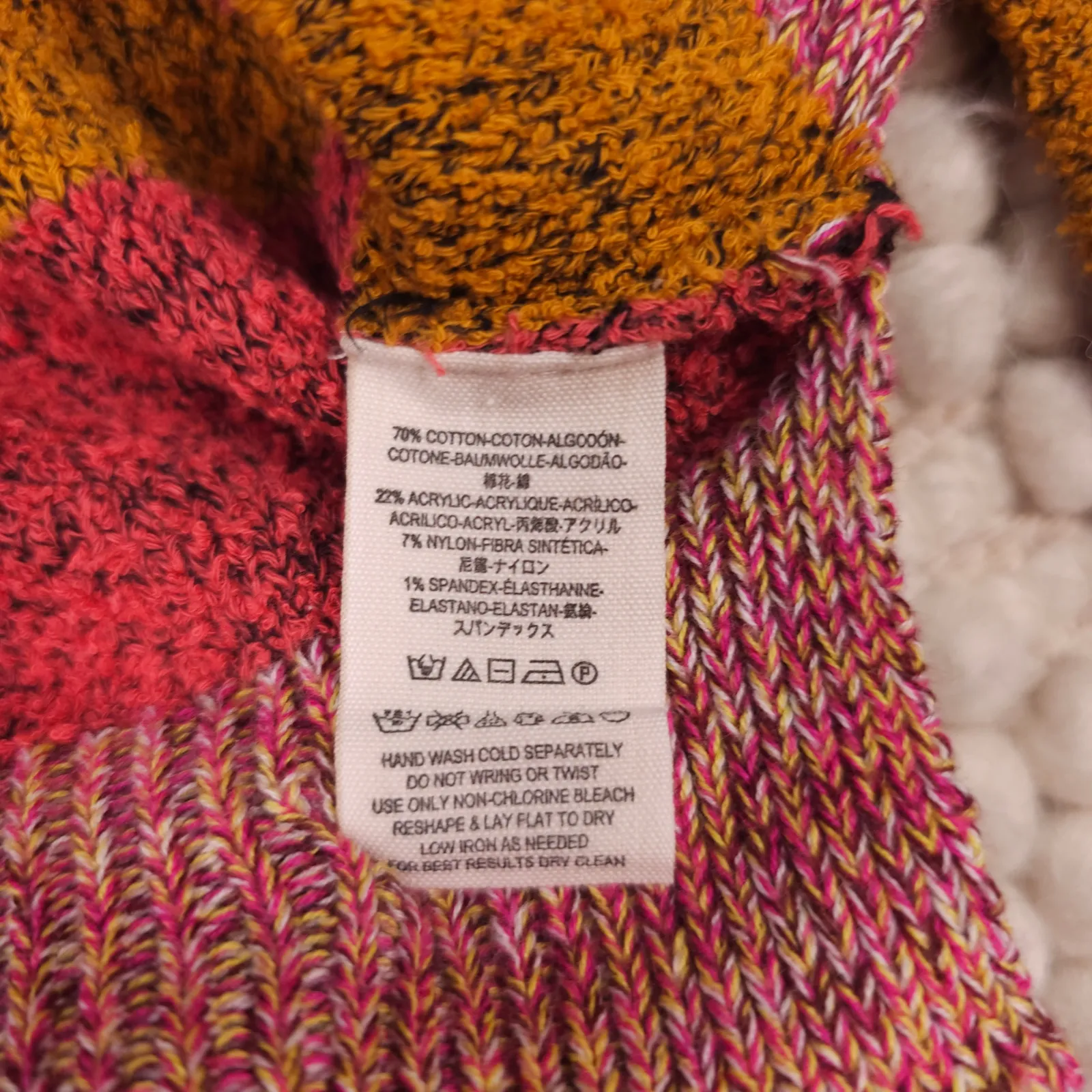 Free People Candyland Pullover Sweater Sz Medium - Image 7