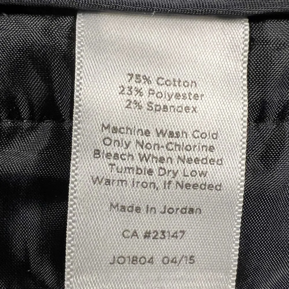 Talbots Petites Chatham Ankle Pant Mills Faux Denim Indigo Size 14P - Image 9