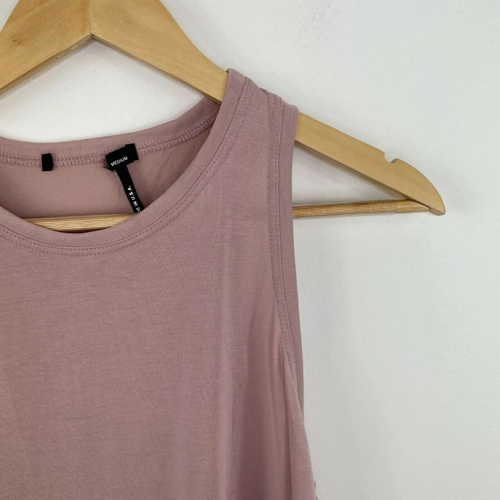 Koral Women Workout Tank Top Size M Pink High Neck Activewear Racerback Running - Image 5