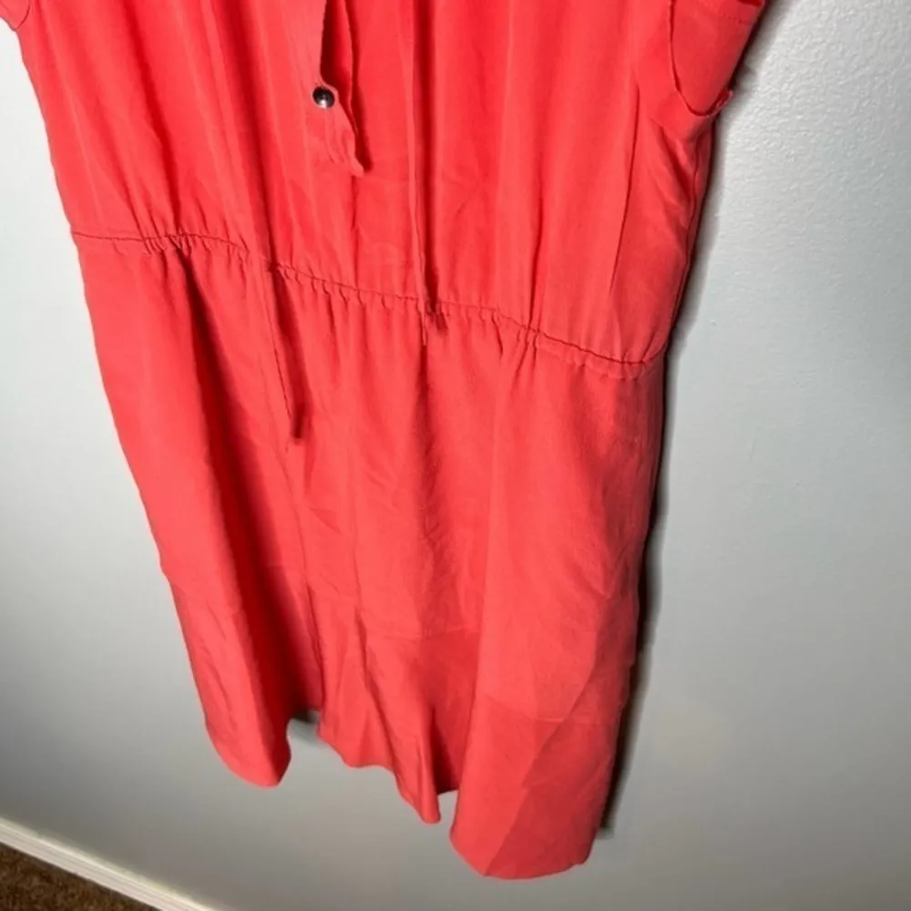 Broadway & Broome Madewell Silk Musicbox Dress In Wild Poppy Womens size 2 - Image 6