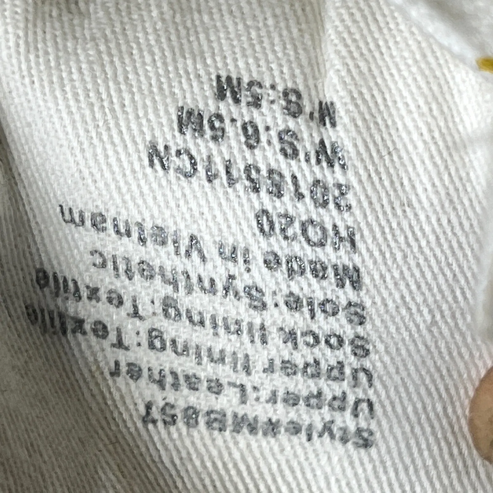 Madewell Leather Suede Lace Up Sneakers Cream Tan Women's 6.5 Men's 5 - Image 2