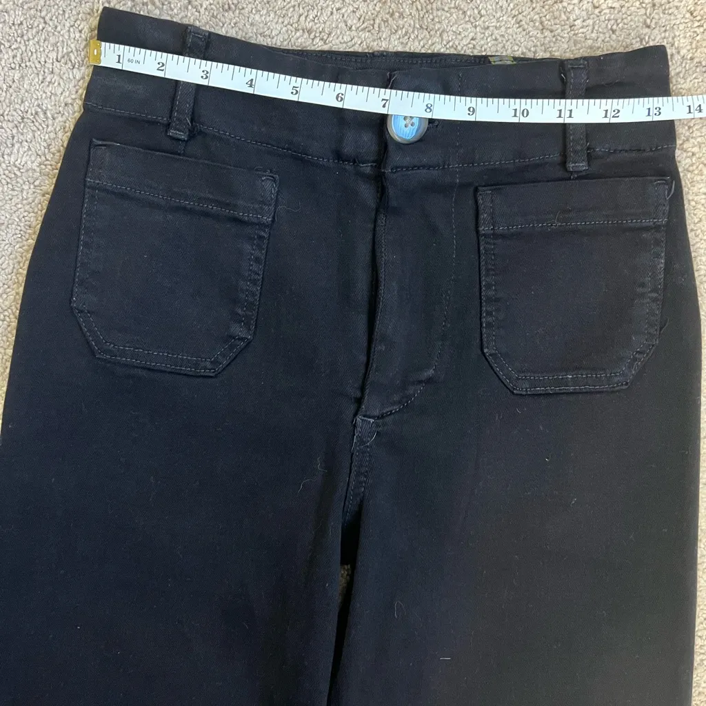 The Colette Crop High-Rise Wide-Leg Jeans by Maeve - Image 9