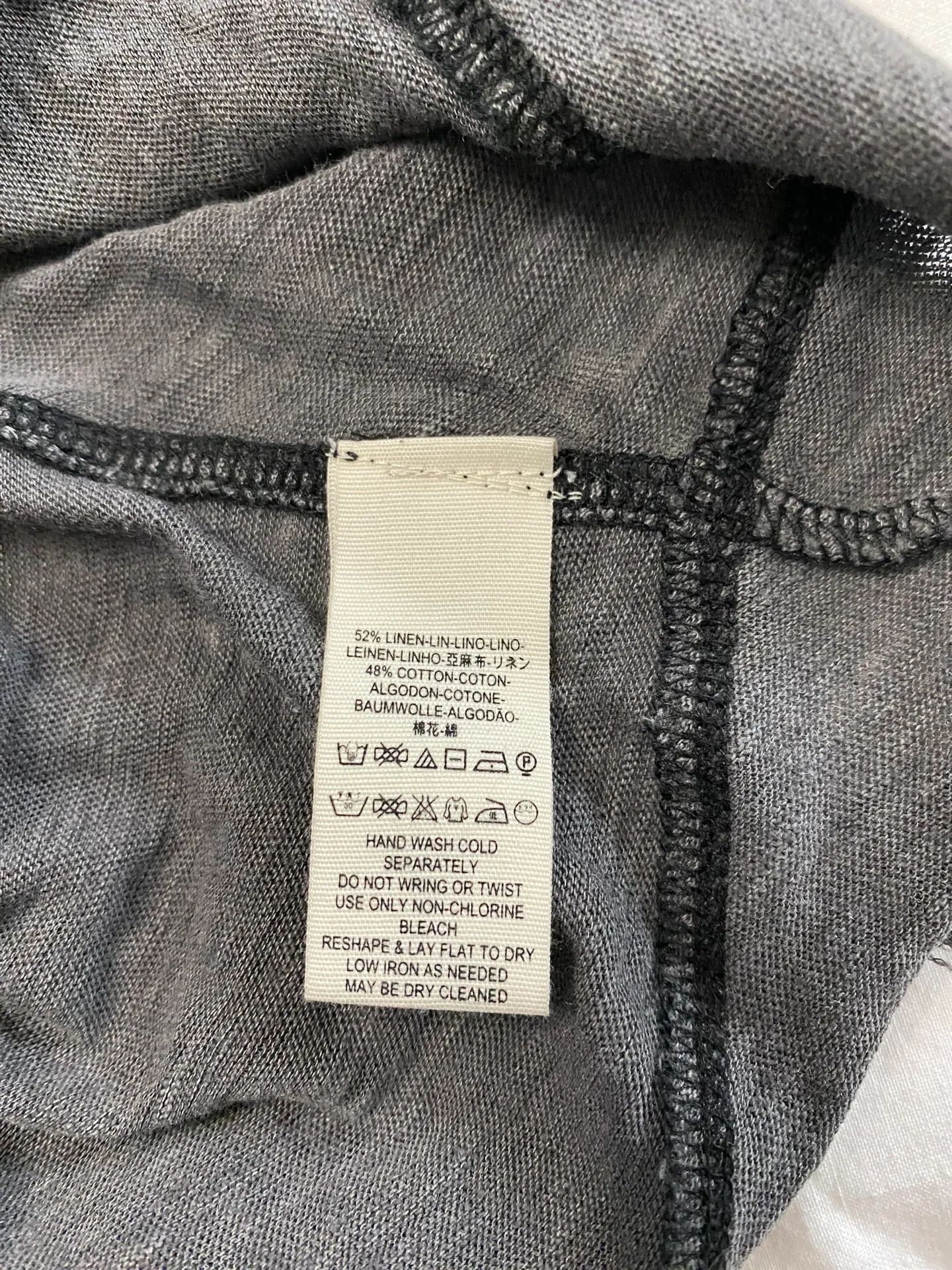 We The Free Grey Cropped Henley - Image 11