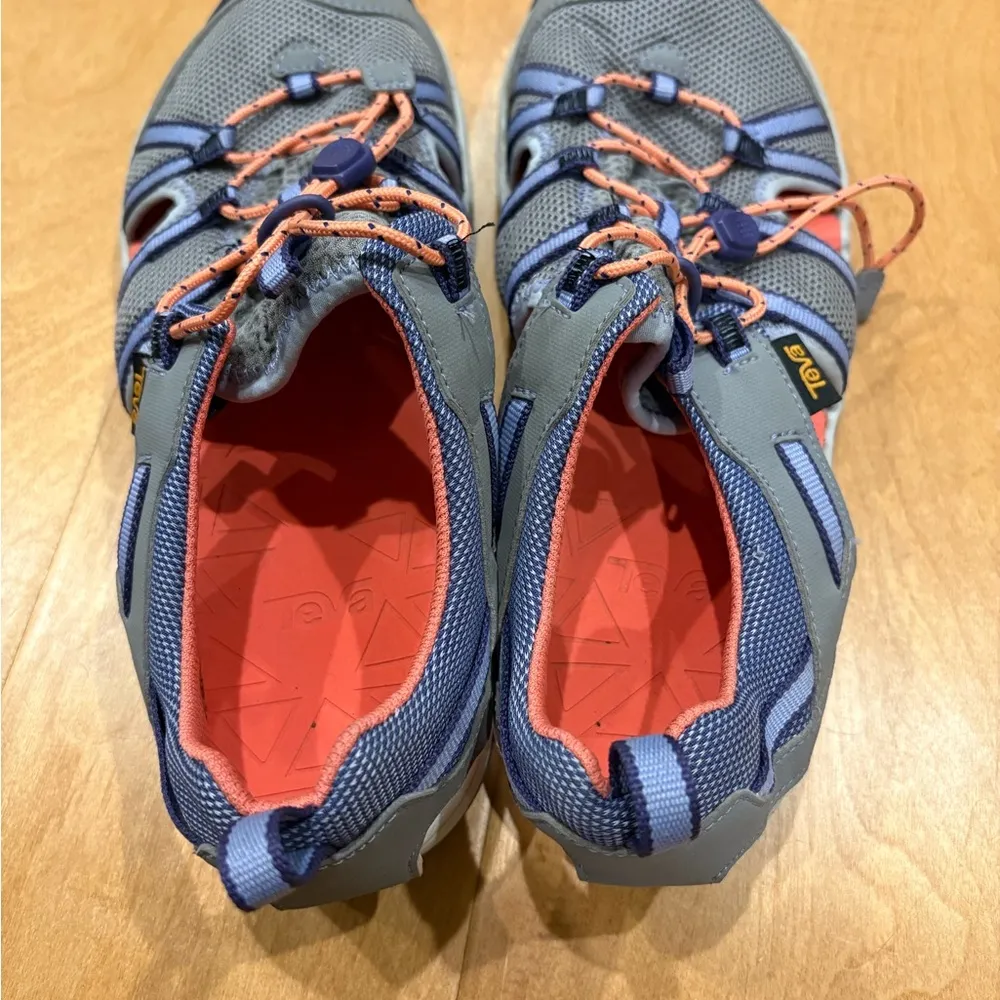 Teva closed toe sport unisex sandals gray M 7 W 8.5 - Image 4