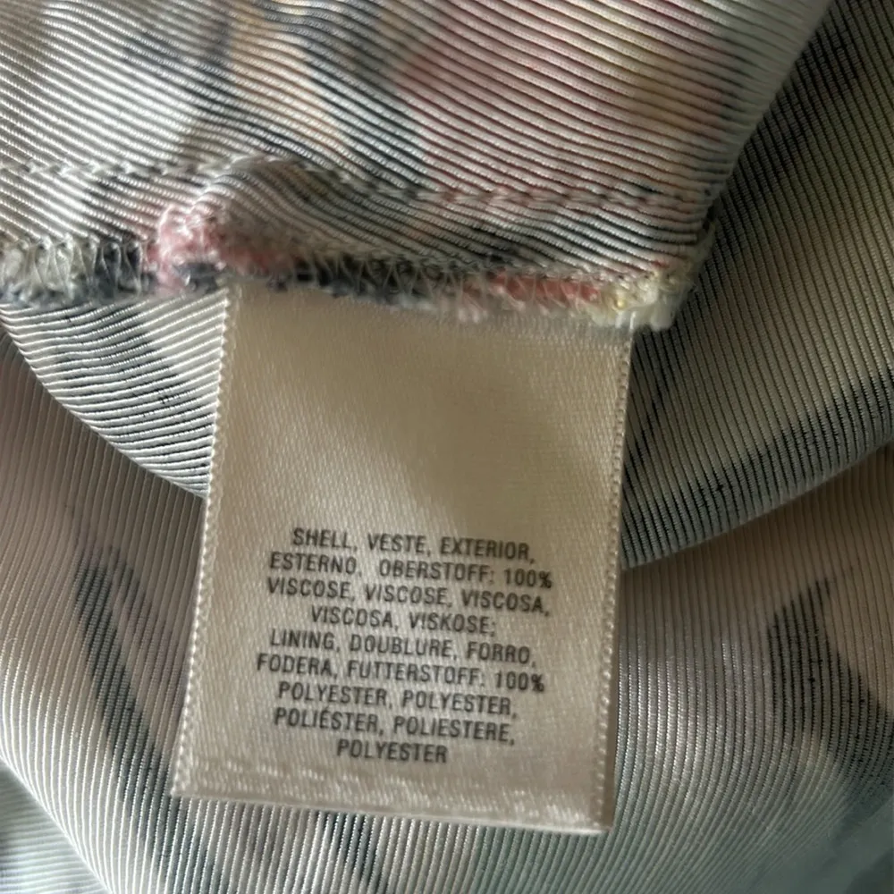 Anthropologie HD in Paris Lucille Peplum Asymmetrical Multicolored Top Size 2 - Image 12