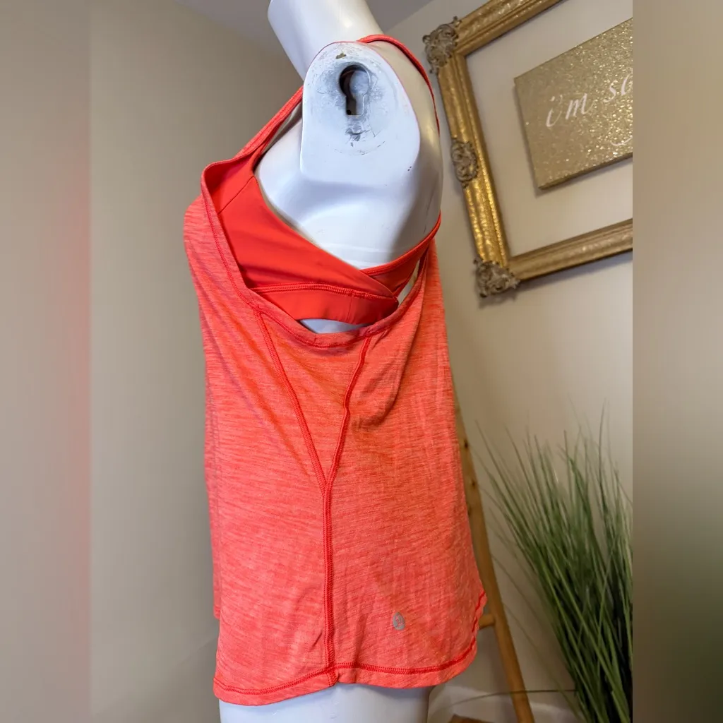 LULULEMON- Glide and Stride Tank Heathered Alarming Running Training Gym Yoga 10 - Image 6