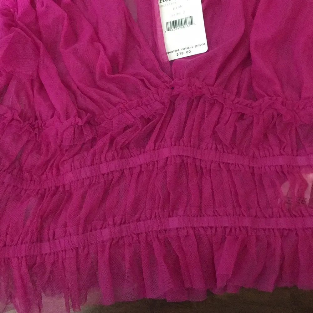 Free People Making Me Smile Top Pink S NWT - Image 7