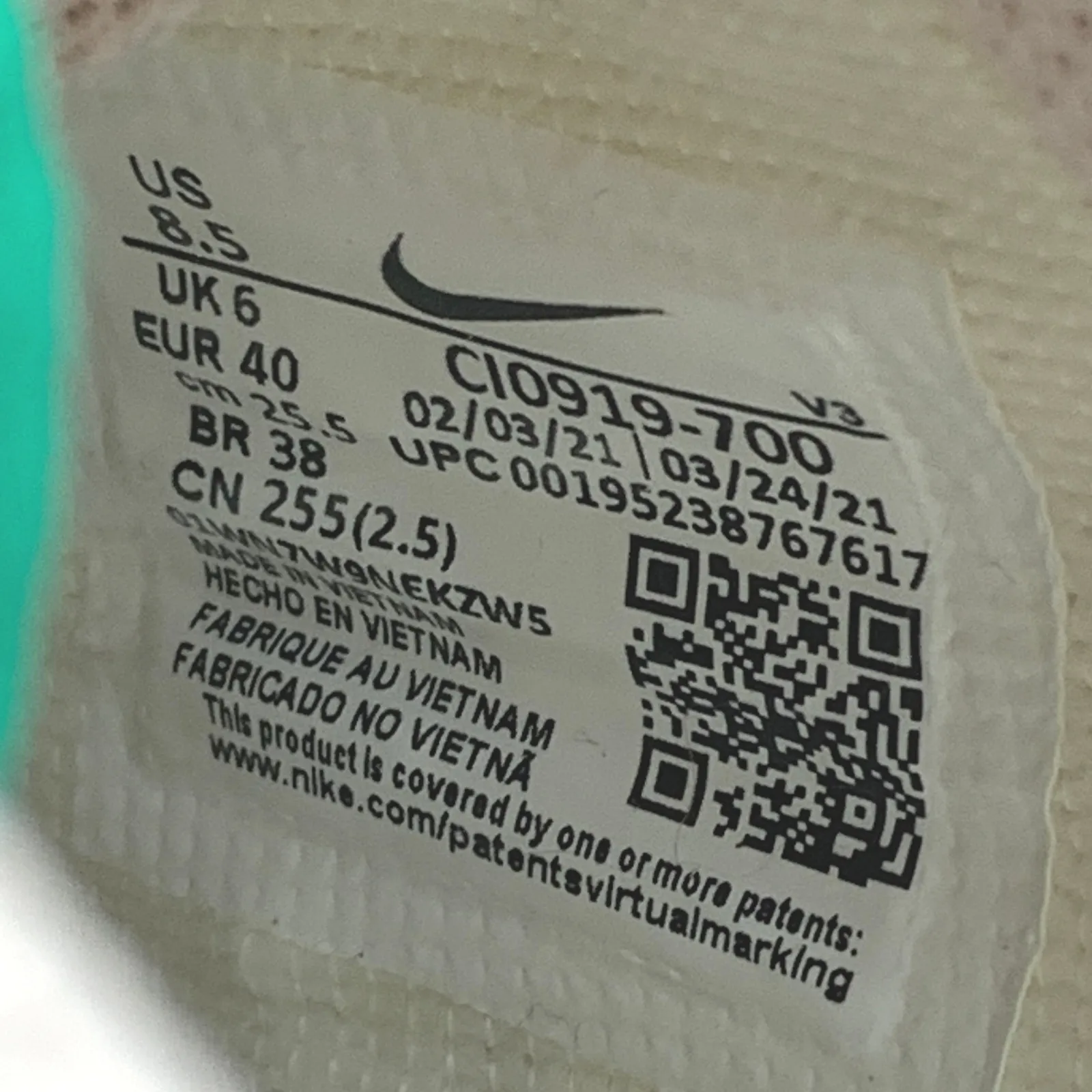 Nike Air Force 1 Shadow Women's Athletic Shoes Sneakers CI0919-700 [Size 8.5]‎ - Image 8