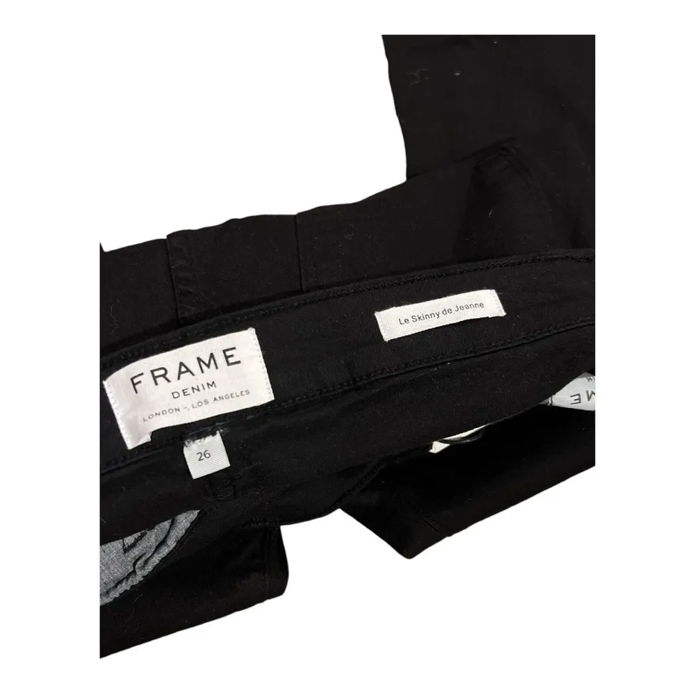 🆕 Le Color Ripped in Film Noir. Le Skinny de Jeanne. NWT - Image 9