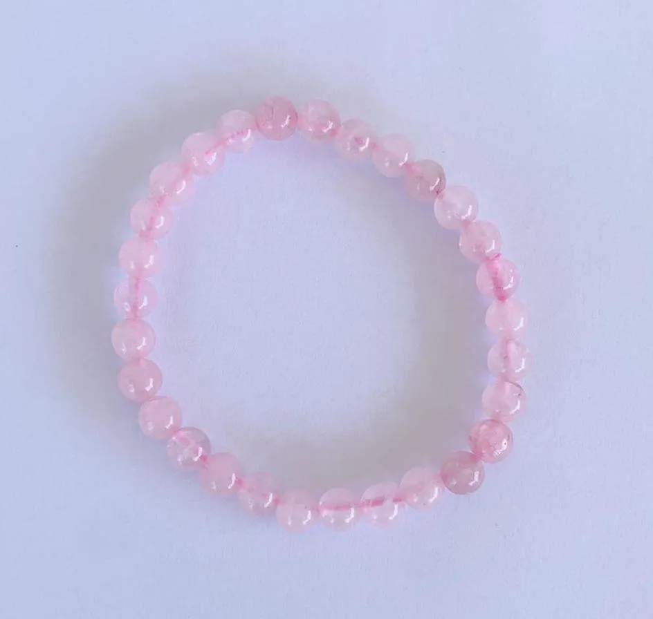 Rose Quartz Bracelet Pink - Image 2