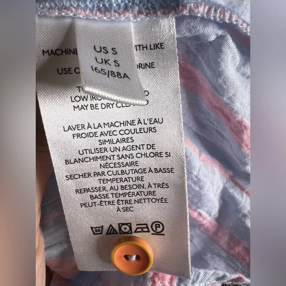 Anthopologie Maeve Striped Top Tiered Sleeveless in size Small - Image 11