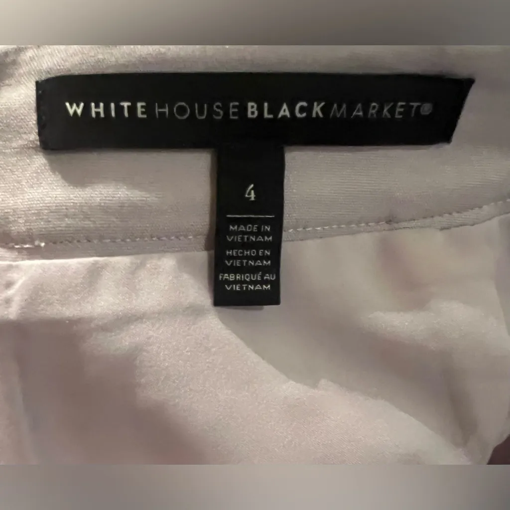 White House Black Market Women’s Chic Lilac Utility Lined‎ Pencil Skirt Size 4 - Image 6