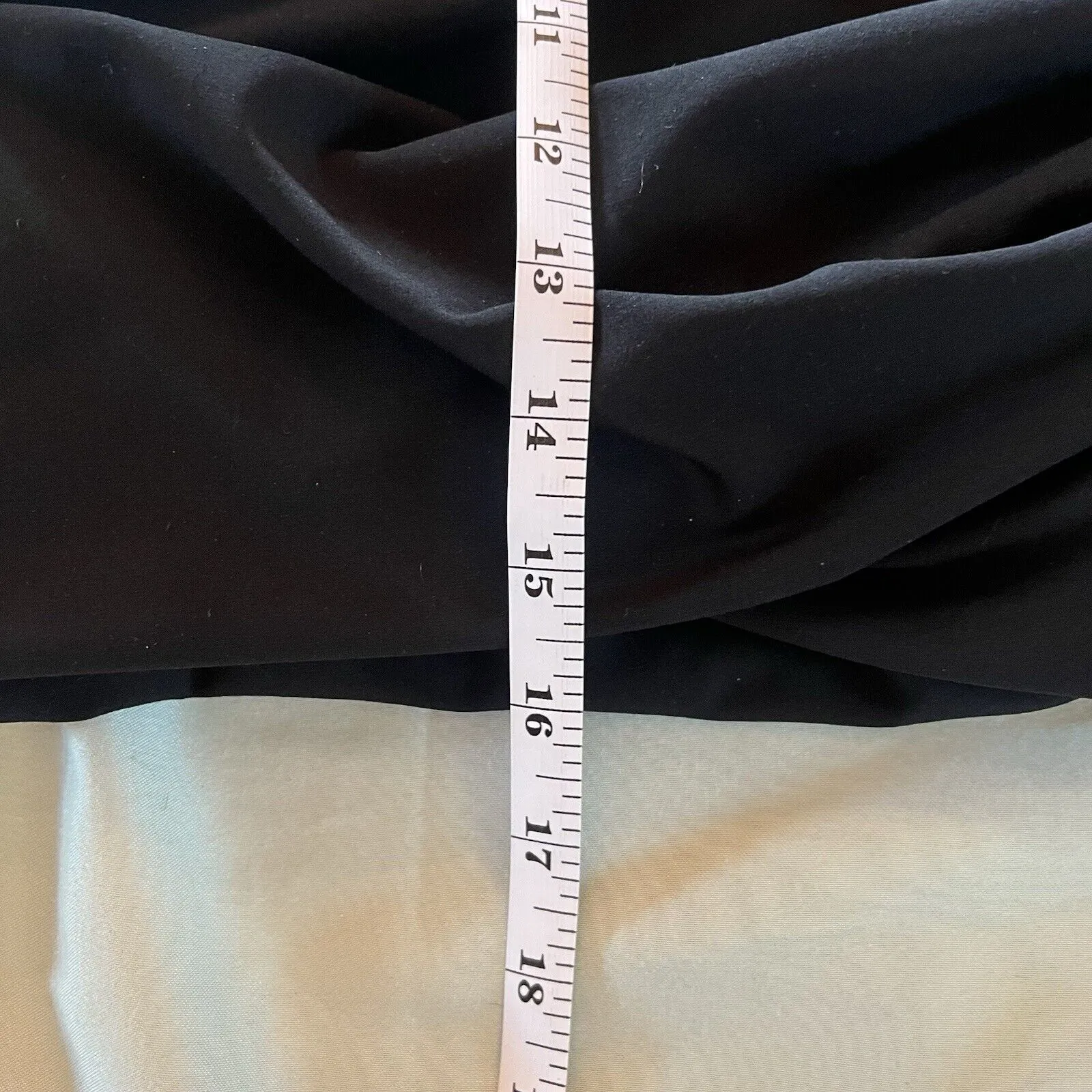 Elizabeth and James Women's Rouched Black  Mini Skirt Black Label Designer XS - Image 8