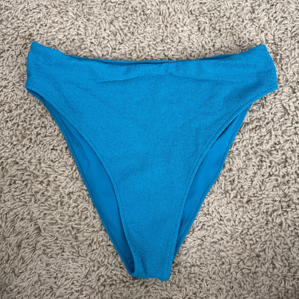 JMP The Label Textured Bikini Blue Small Medium - Image 2