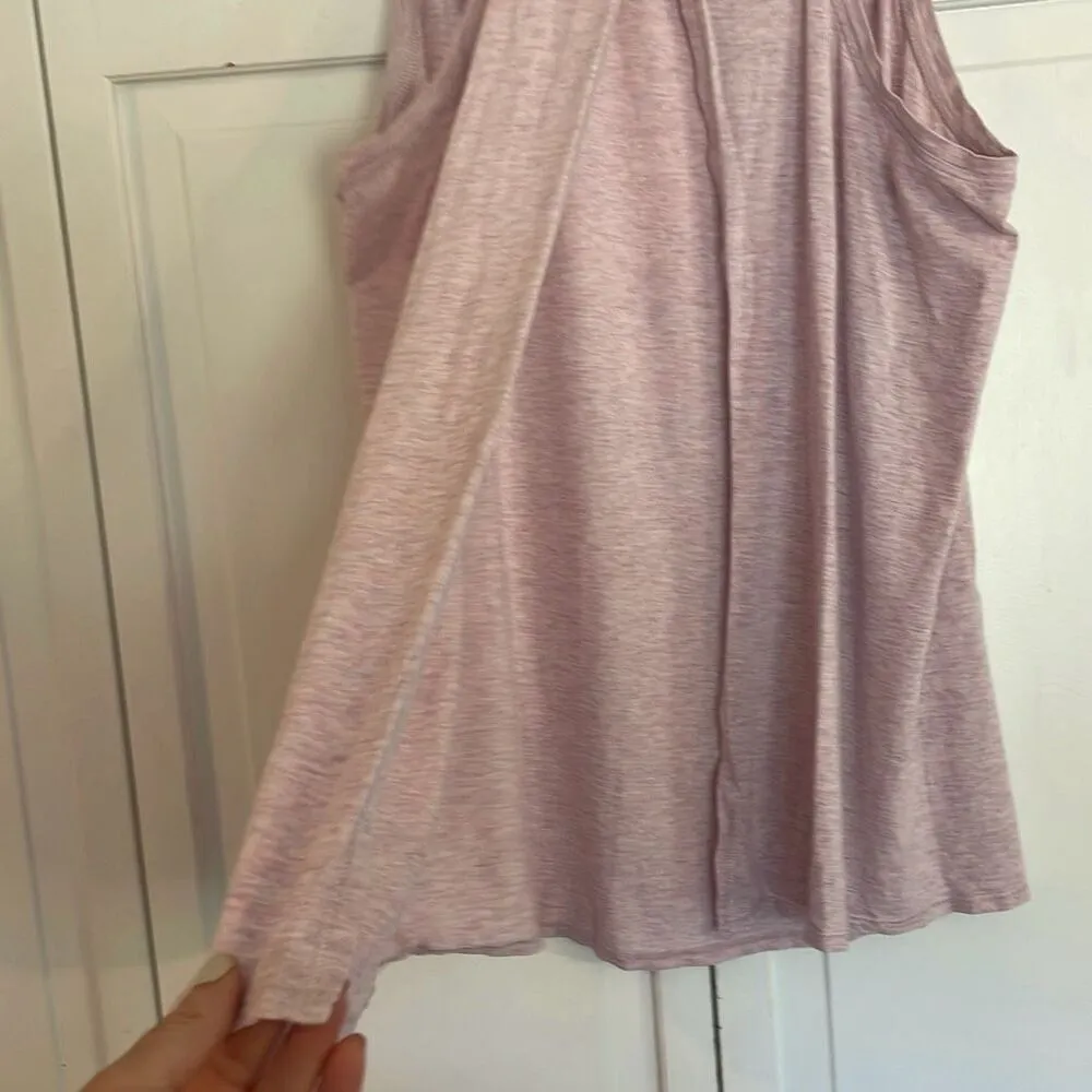 Lululemon purple all tied up open back tank size M - Image 6