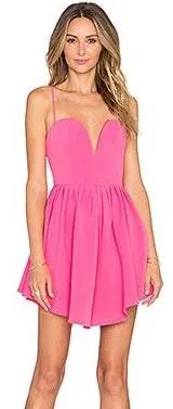 Fuchsia Skater Dress - Image 2