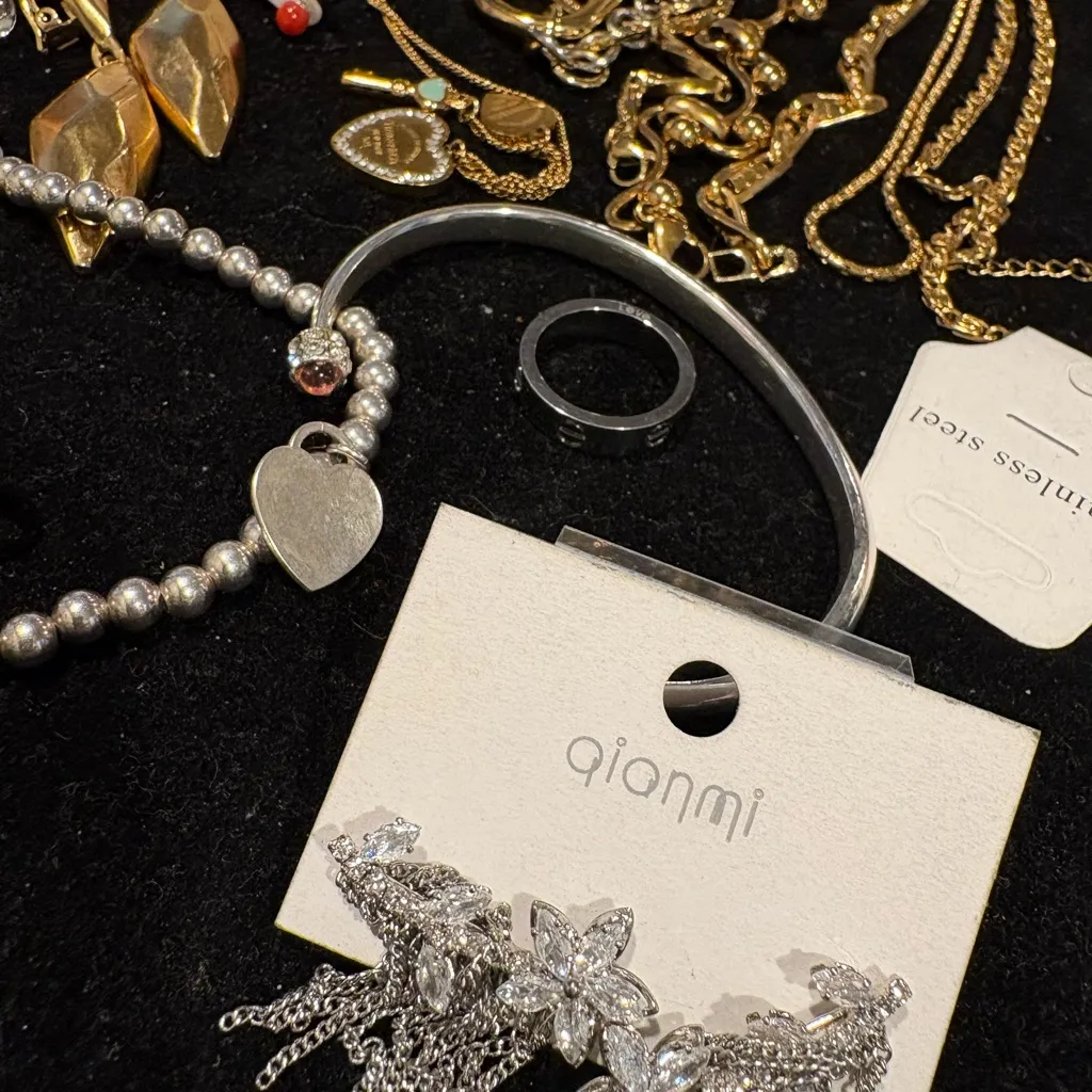 Gold and Silver Jewelry Set - Image 7