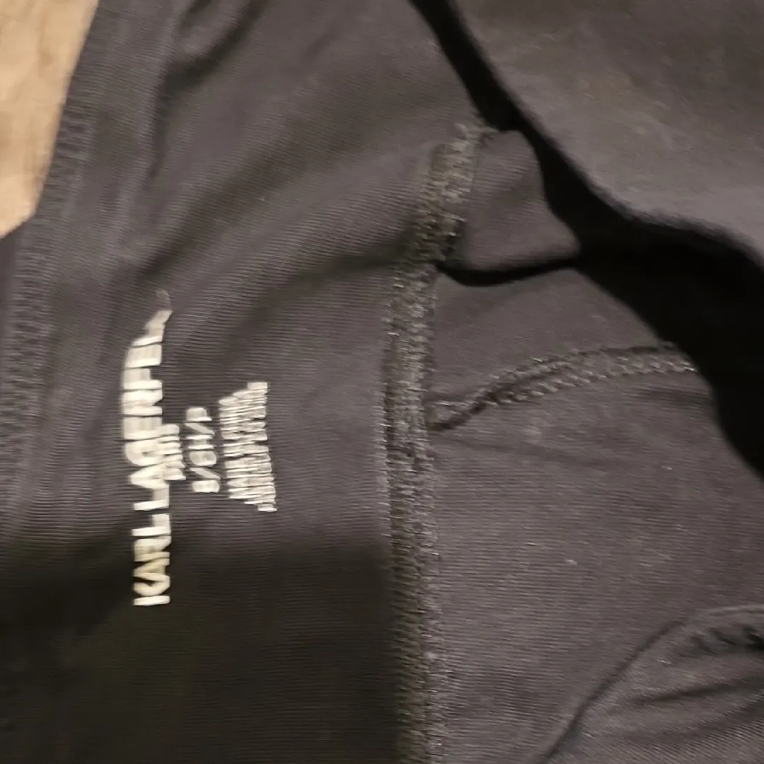 Karl Lagerfeld Kids Black Leggings with Logo Trim - Image 5