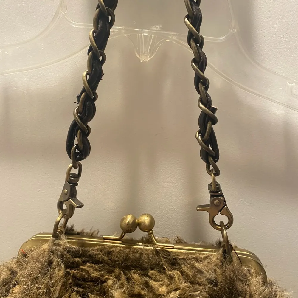 Furry Bueno Handbag as shown Brown - Image 3