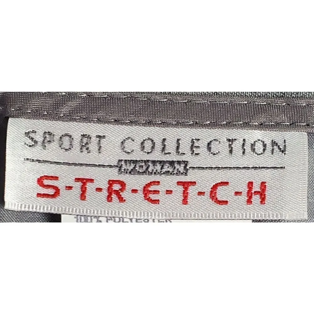 Vintage Sport Collection Skirt Size 20 Stretch Gray Pinstripe Corpcore Office - Image 5