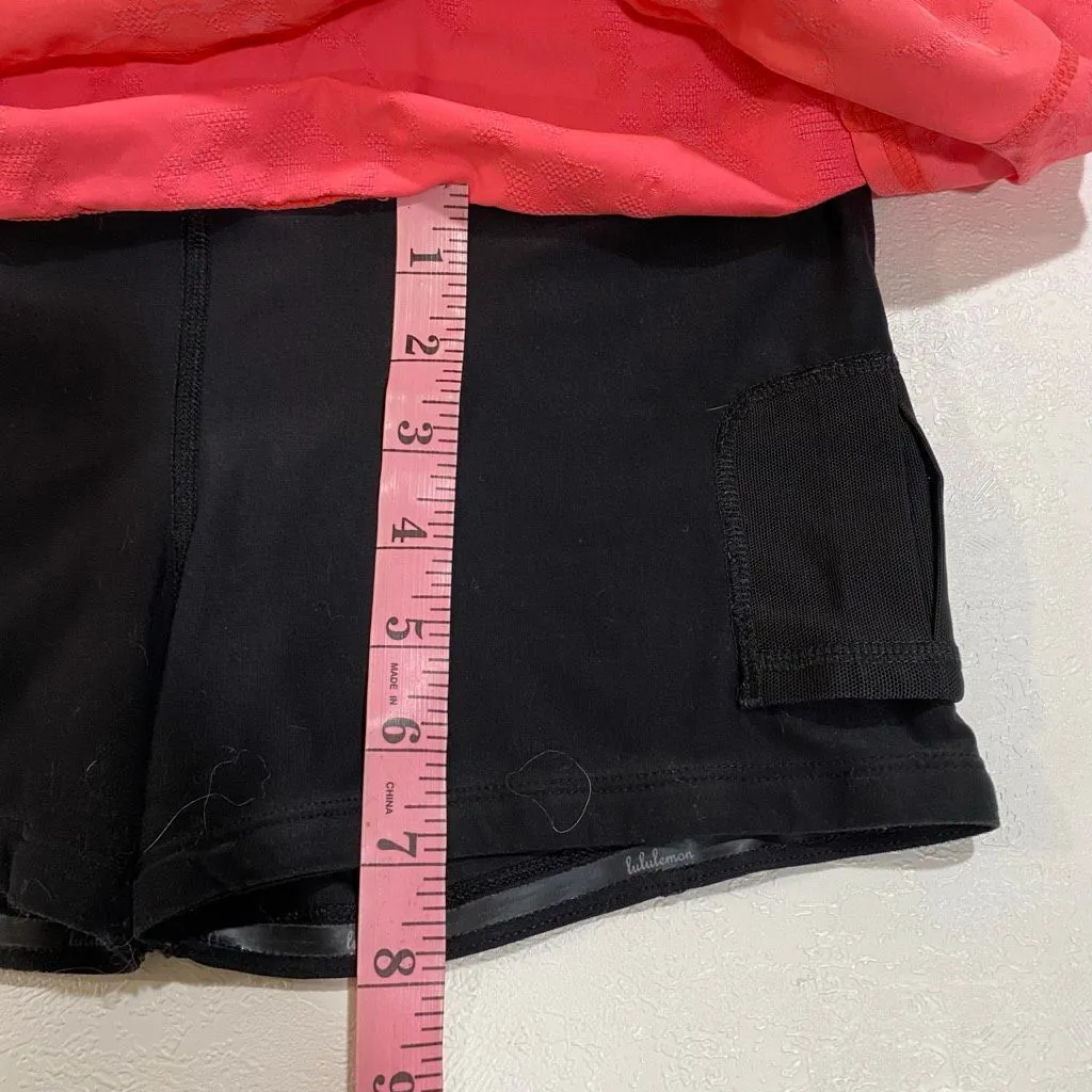 Lululemon Coral Pink Pleated Athletic Skort Women’s Size 4 Tennis Running - Image 7