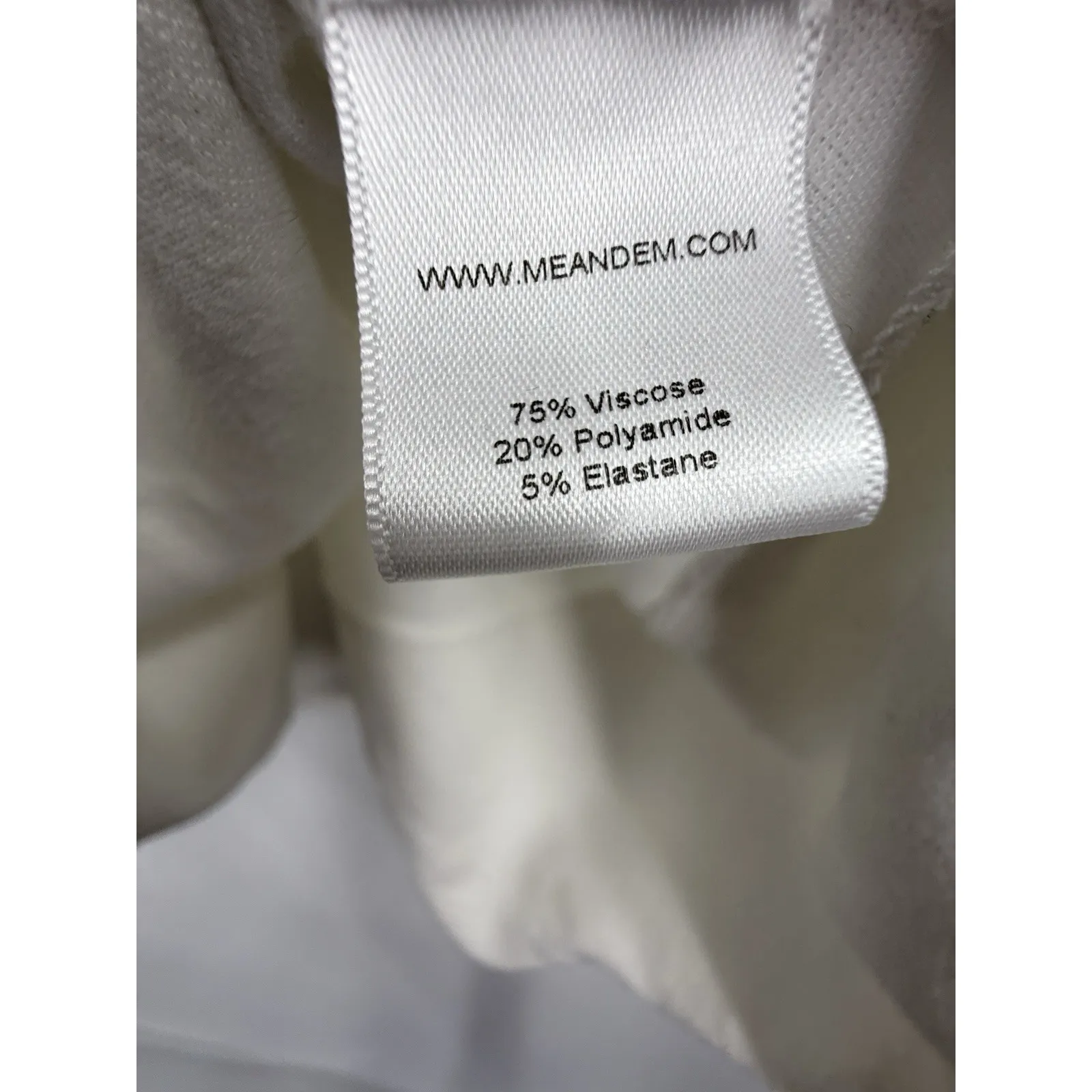 Me+Em Sweatshirt Womens White V Neck Jumper Pullover Top Long Sleeve Size 6 - Image 3