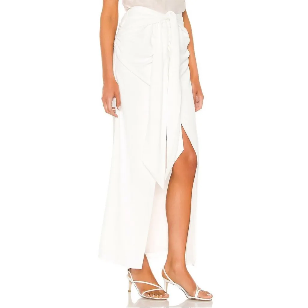 L'ACADEMIE Revolve The Rachela Maxi Skirt in White Womens Size S - Image 2