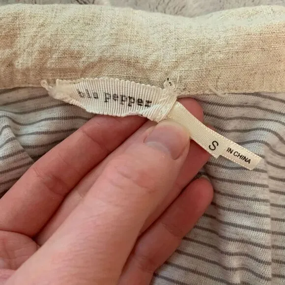 Blu Pepper Colorblock Drawstring Lightweight Jacket‎ Womens Size Small Roll Tab - Image 3