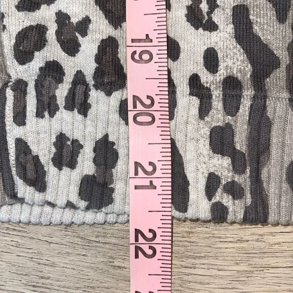 ATM Anthony Thomas Melillo Cotton & Cashmere Leopard V - Image 10