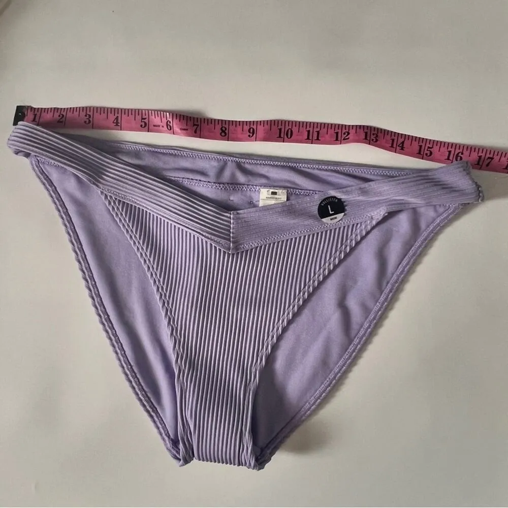 Hollister Women’s Swim Purple Lavender Bikini Bottom Sz L NWT - Image 8
