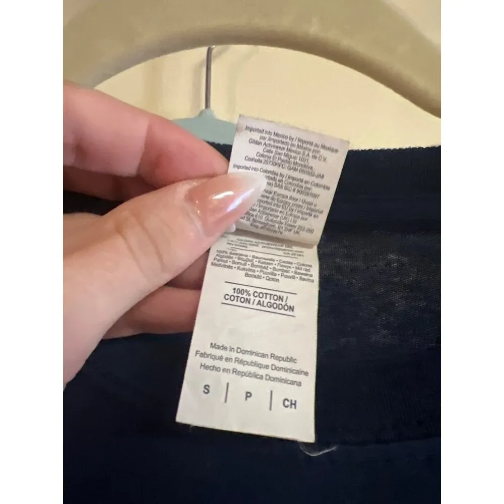 Gildan Heavy Cotton "Crushtober" Cropped T-Shirt Astros Baseball Graphic S - Image 4