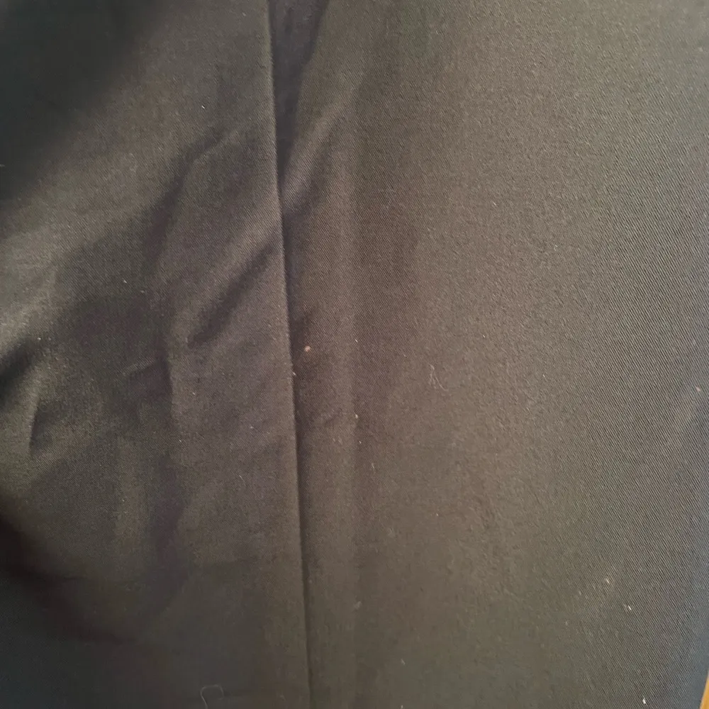 ASOS DESIGN tapered dress pants w/ turn up hem in black Sz 14 Tall career* flaw - Image 11