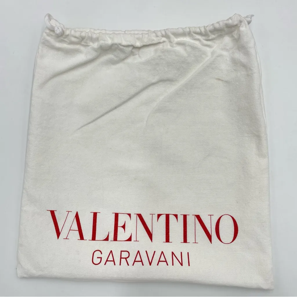 Valentino Garavani Dust Cover Set of 2 Storage 11x12 Bag Shoe Purse White Travel - Image 2