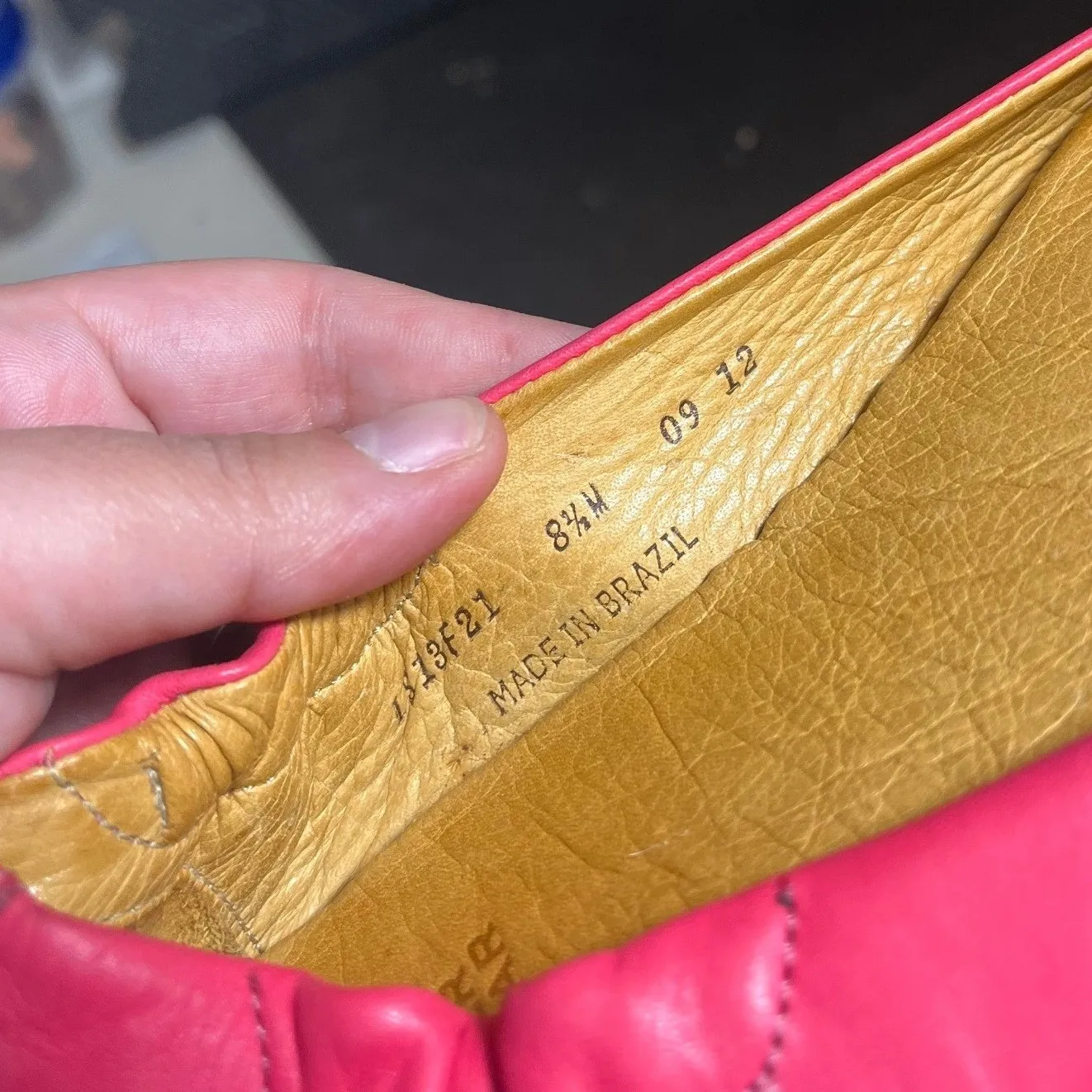 Peter Millar Womens Leather Driving Loafers Moccasins Flats Pink Size 8.5 M - Image 7