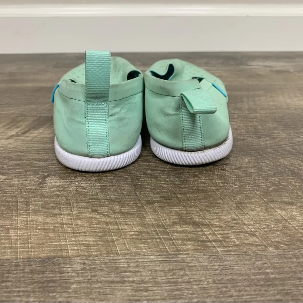 Native Green Perforated Slip On Shoes Size 8 - Image 7