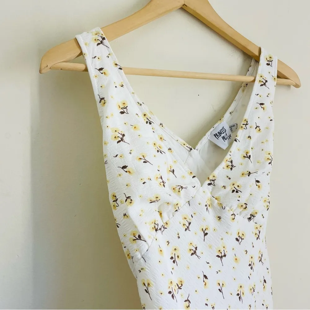 Princess Polly Nellie Floral Mini Dress size 2 White / Yellow - Image 5